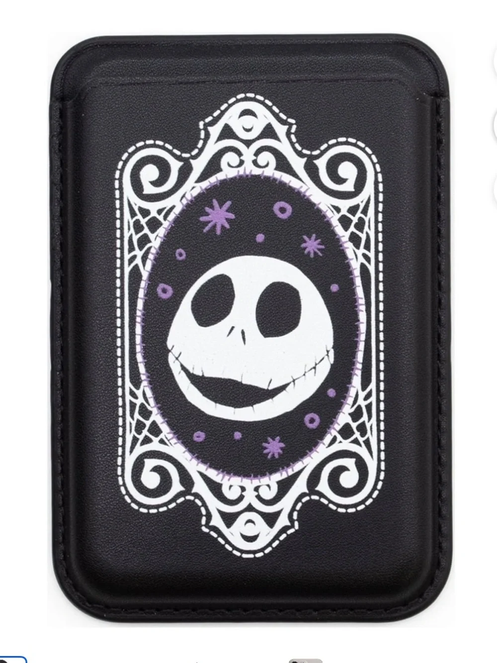CultureFly Magnetic MagSafe Wallet Nightmare Before Christmas Jack Skellington